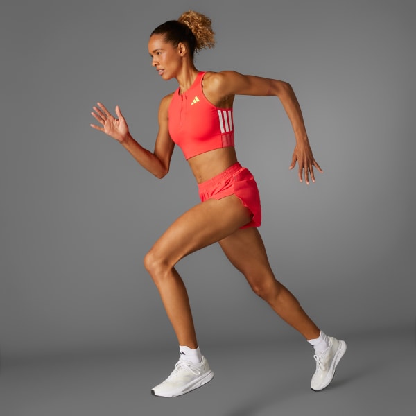 Kirmizi Adizero Essentials Koşu Şortu