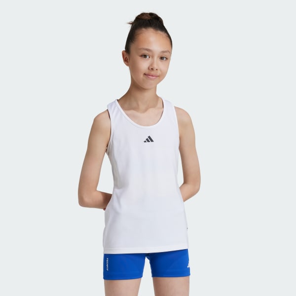 White Techfit Tank Top Kids