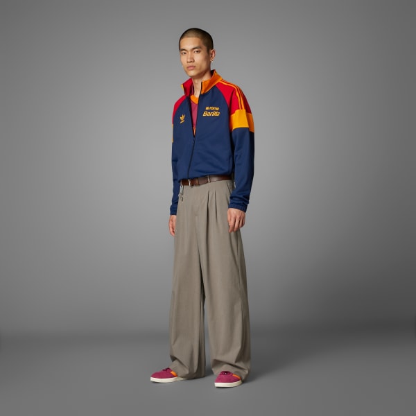 アディダスオリジナルス　ASローマ　1993 adidas Bluza dresowa AS Roma 1993 - Niebieski | adidas Poland