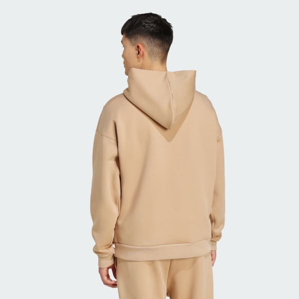Brown Future Icons 3 Bar Logo Hoodie