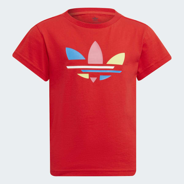 Rouge T-shirt Adicolor KNI64