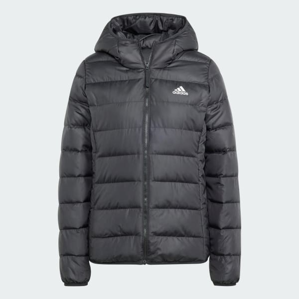 Siyah Essentials Light Down Hooded Jacket
