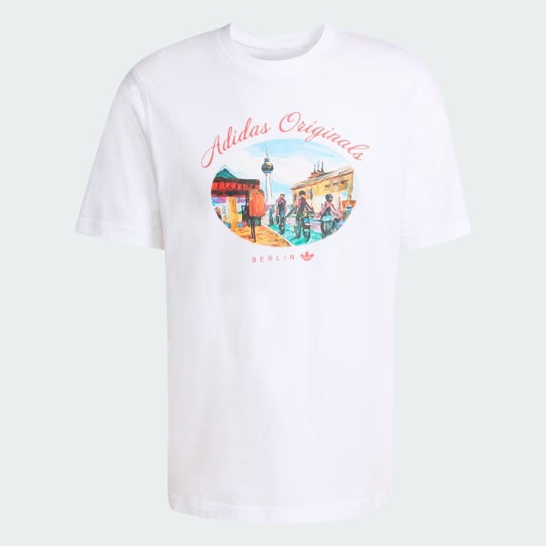 Λευκό BERLINPAINT TEE 
