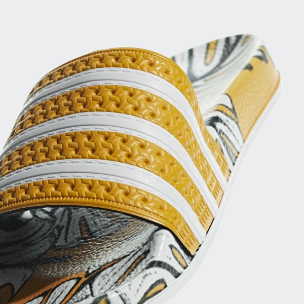 adidas adilette craft gold