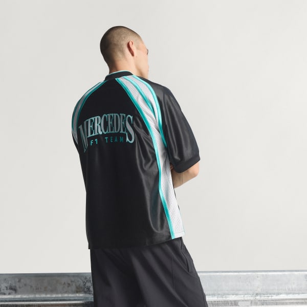 Black Mercedes - AMG Petronas Formula One Team Las Vegas Baseball Shirt Men