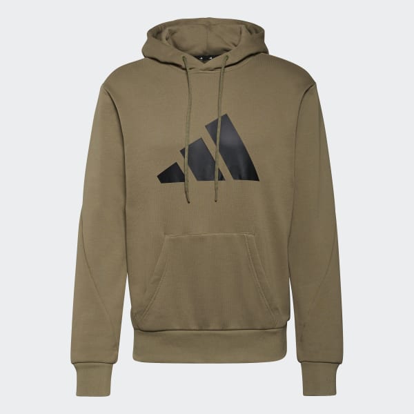 zelená Mikina s kapucňou adidas Sportswear Future Icons Logo Graphic