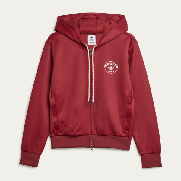 adidas Wales Bonner Track Hoodie - Burgundy | Free Shipping