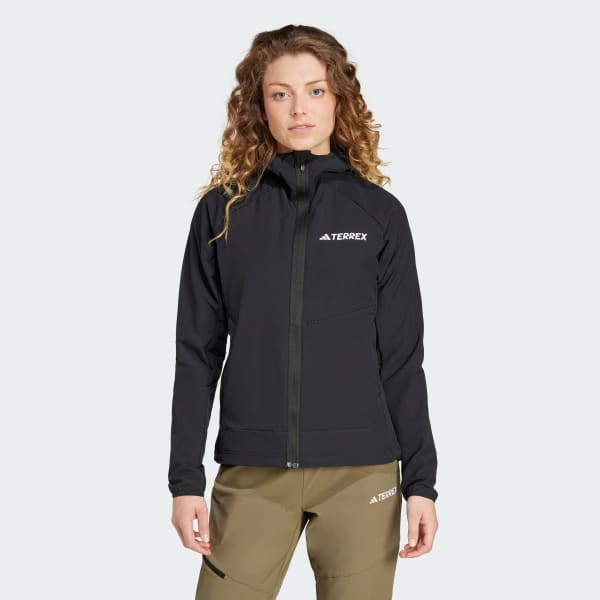 noir Veste à capuche molleton Terrex Xperior Softshell