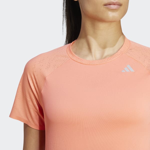 Orange Adizero Running T-shirt