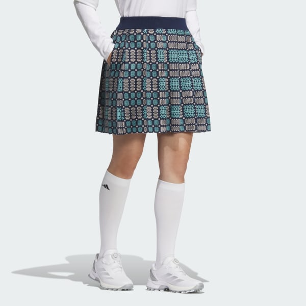 ブルー 【ゴルフ】フルファッション プリーツスカート_45