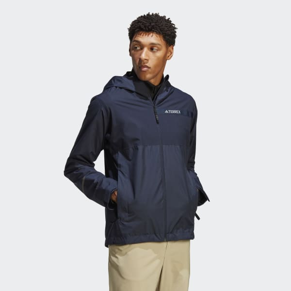 Niebieski Terrex Multi RAIN.RDY 2-Layer Rain Jacket 2