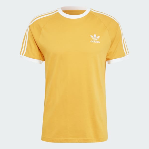 สีเหลือง เสื้อยืด Adicolor Classics 3-Stripes