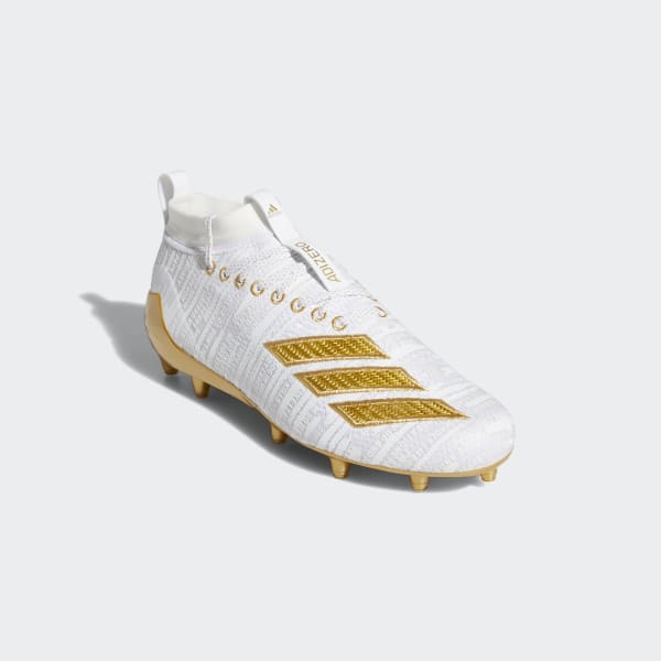 gold football cleats adidas