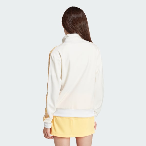 White Premium Originals Crepe Track Top