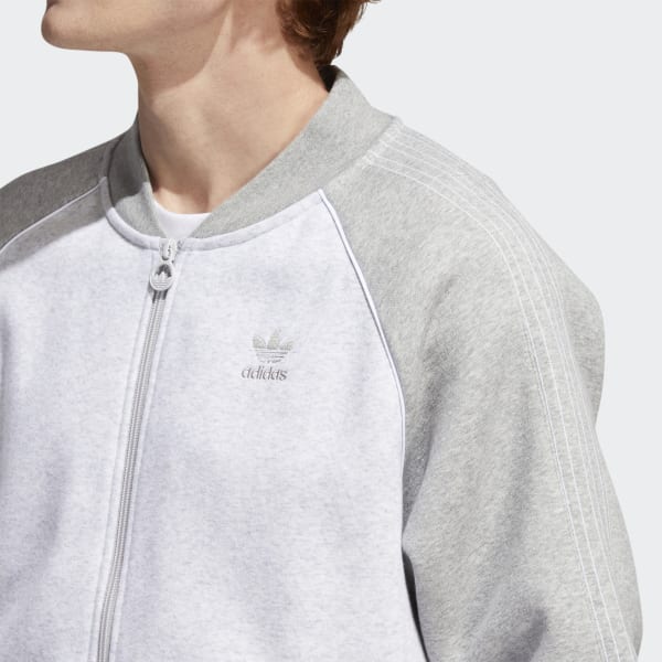 Szary Fleece SST Track Top SU569