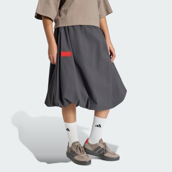 Black AUDI REVOLUT F1 TEAM ELEVATED WOVEN SKIRT