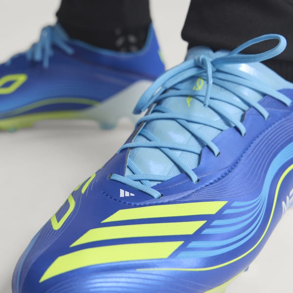 adidas F50 Messi Elite Firm Ground Cleats - Blue | Free Shipping