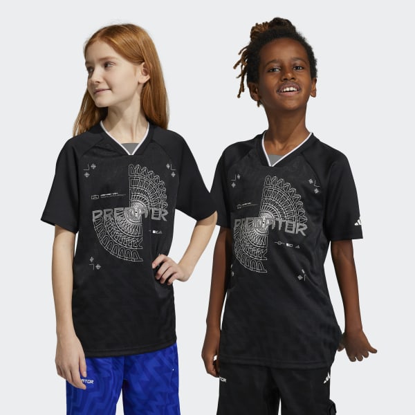zwart Football-Inspired Predator Shirt
