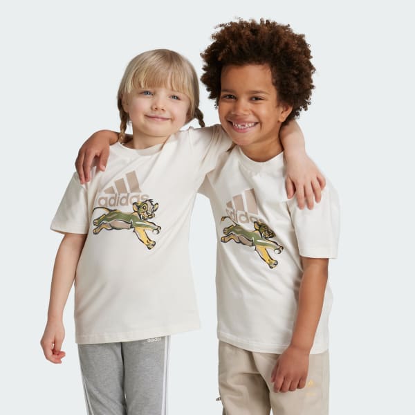 สีขาว เสื้อยืด adidas Disney Lion King