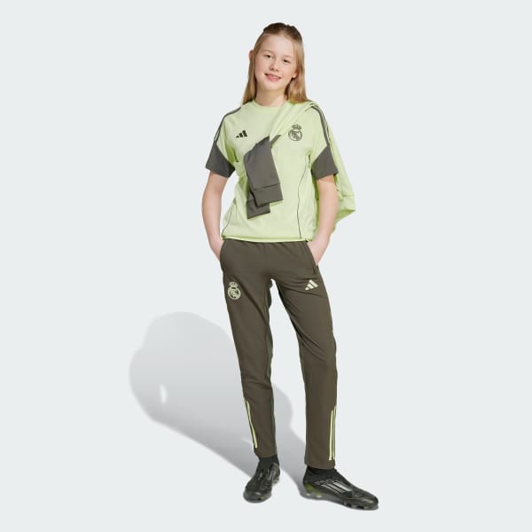 Verde Playera Tiro 24 Real Madrid para Niños