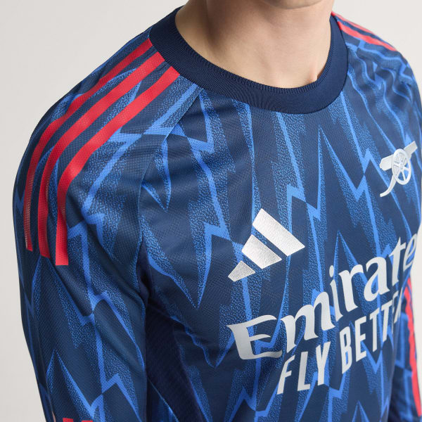 adidas Arsenal 25/26 Long Sleeve Away Authentic Jersey