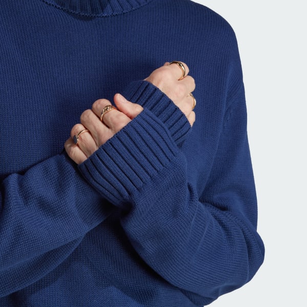 adidas Reclaim Knit Jumper - Blue, Men's Lifestyle