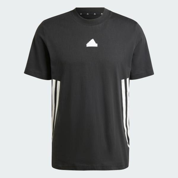 Black Future Icons 3-Stripes Tee