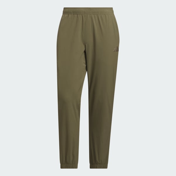 グリーン エッセンシャルプラス レギュラーフィット ストレッチ ウーブン フルレングス ジョガー パンツ