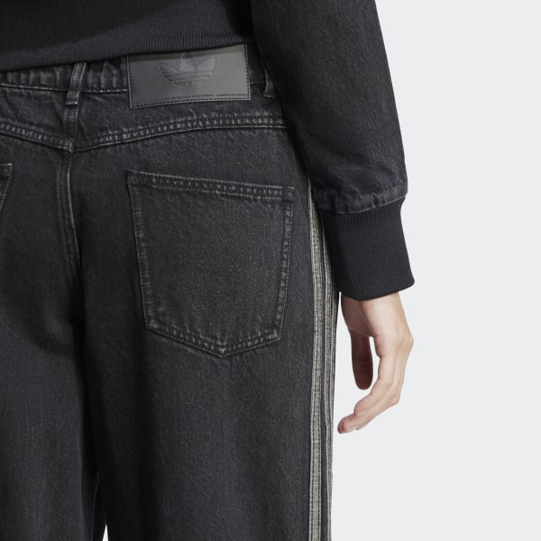 DIESEL×adidas デニム パンツ　スリーストライプ　　ブランドロゴ DIESEL×adidas デニム パンツ スリーストライプ ブランドロゴ