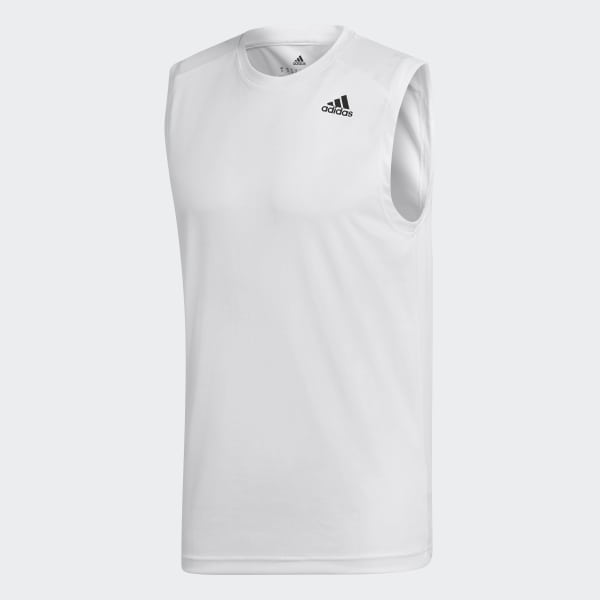 Polera Sin Mangas D2m Blanco Adidas Adidas Chile