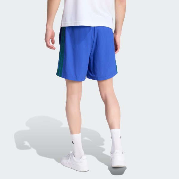 Azul Shorts Essentials Três Listras Chelsea Woven