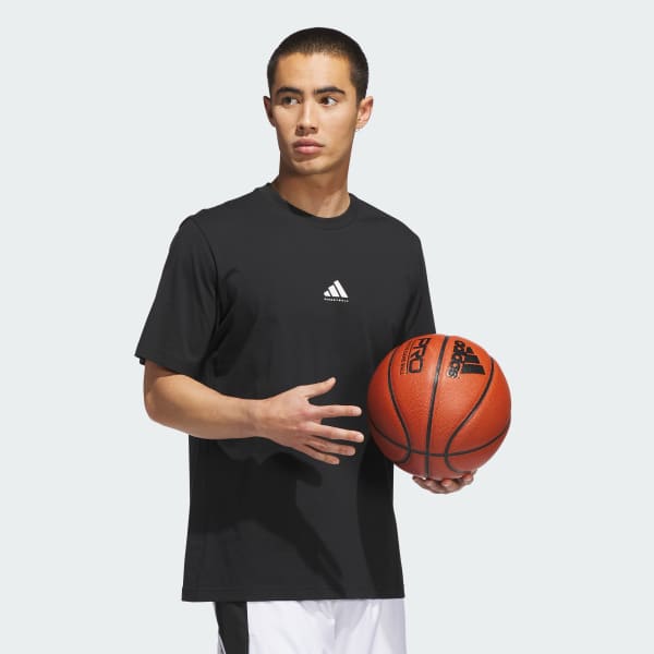 Black adidas Basketball Graphic Tee
