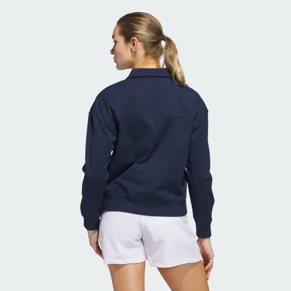 modrá Bunda Go-To Twistknit