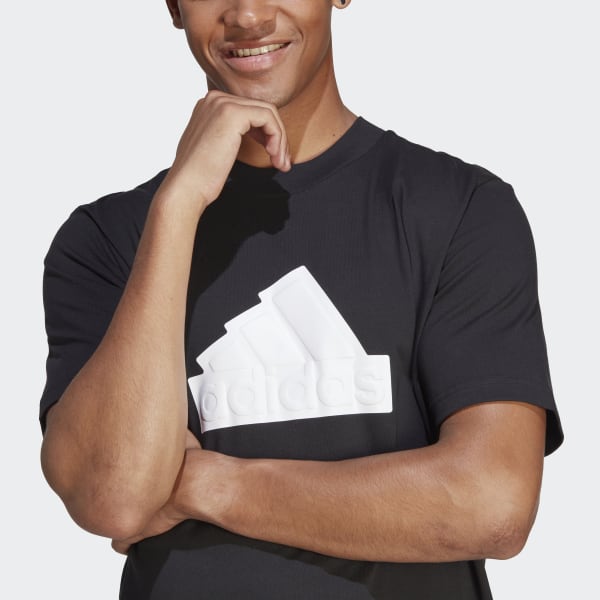 Zwart Future Icons Badge of Sport T-shirt