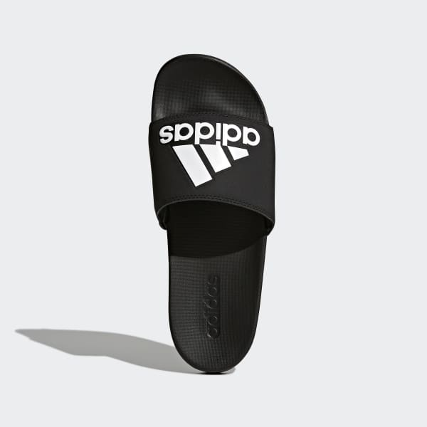 adidas cloudfoam slippers zwart