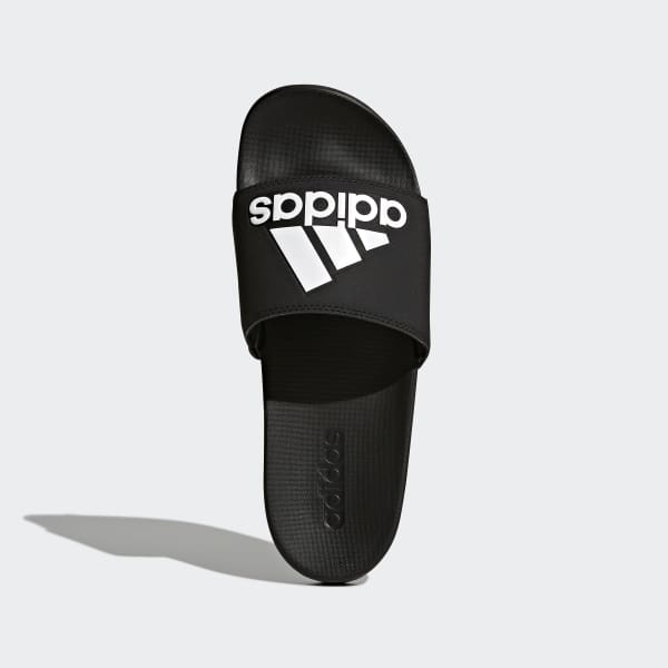 adidas Sandalias Adilette Cloudfoam Plus Logo - Negro | adidas Mexico