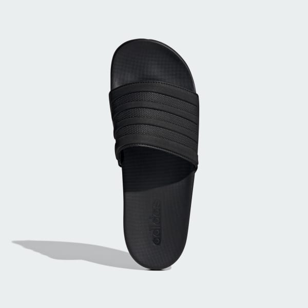 Black Adilette Comfort Slides