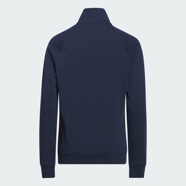Blue 1/4-Zip Layer Pullover
