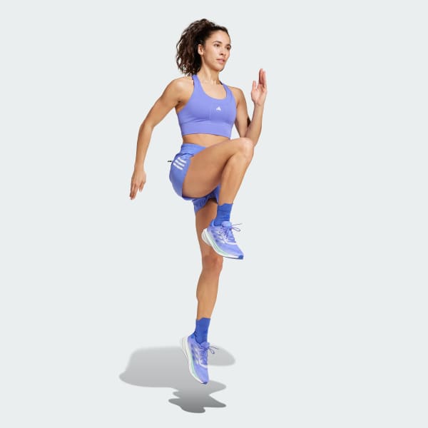 สีน้ำเงิน กางเกงขาสั้น Own the Run