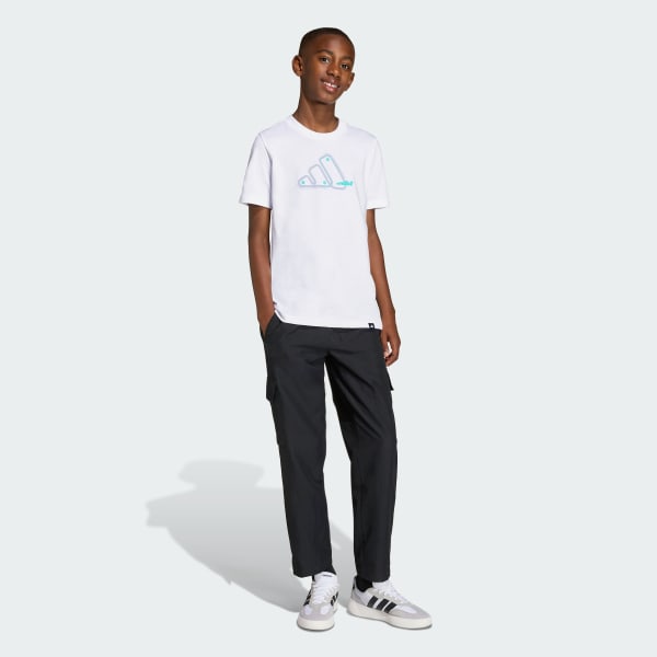 White ADRENALINE AESTHETIC GRAPHIC T-SHIRT JUNIOR