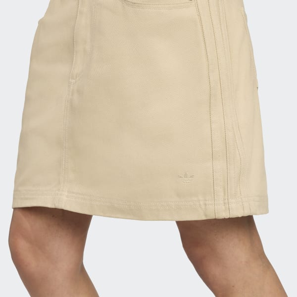 adidas Firebird Utility Mini Skirt - Beige | Free Shipping