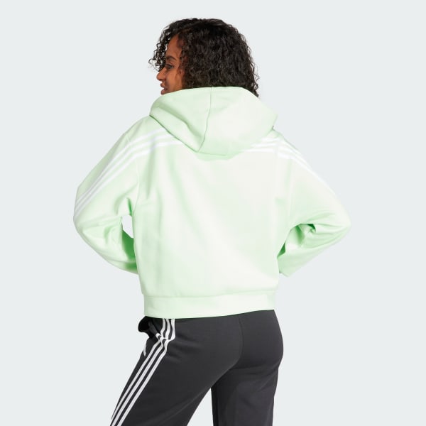 Adidas mint cropped hoodie shop