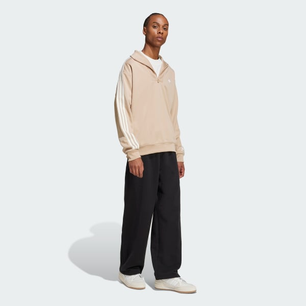 Beige Adicolor Funnel Neck Track Top