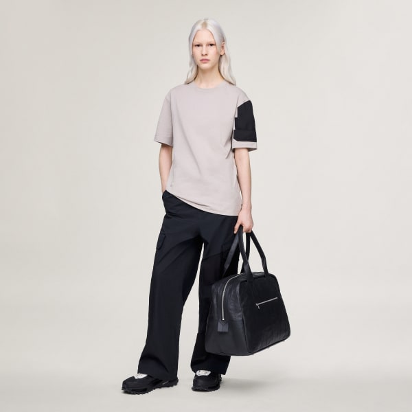 ブラック Y-3 LEATHER WEEKENDER