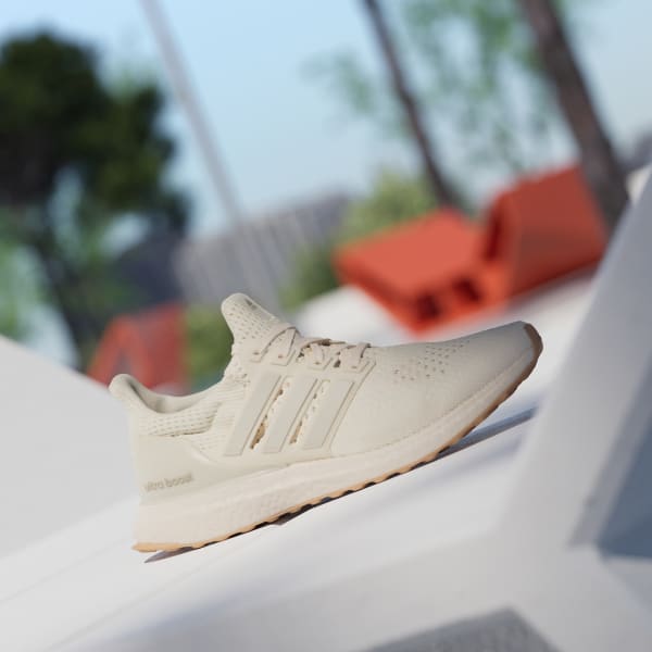 Adidas womens all white ultra boost best sale