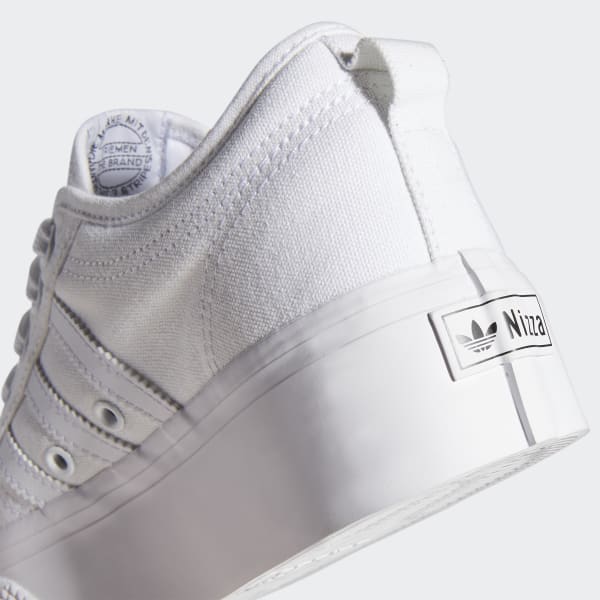 White adidas Nizza Platform Shoes | FV5322 | adidas US