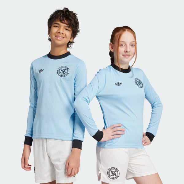 Blau DFB Anniversary Long Sleeve Kids Trikot