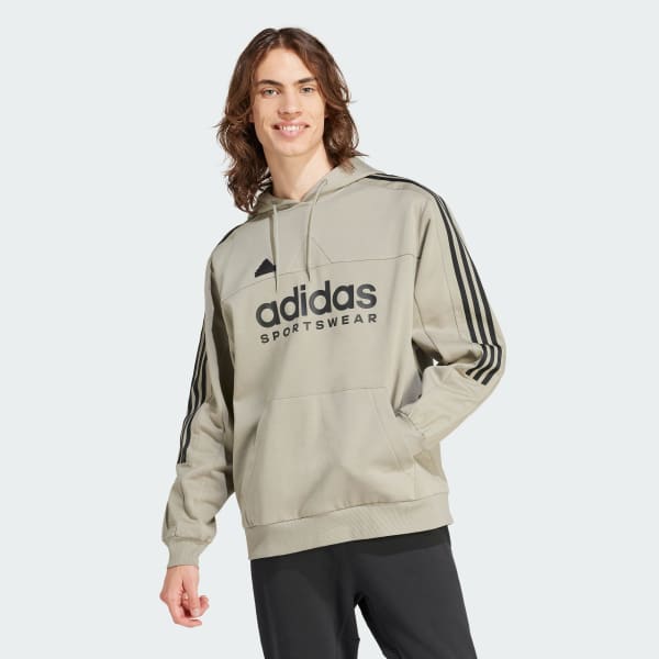 Felpa con cappuccio House of Tiro Sportswear Verde adidas