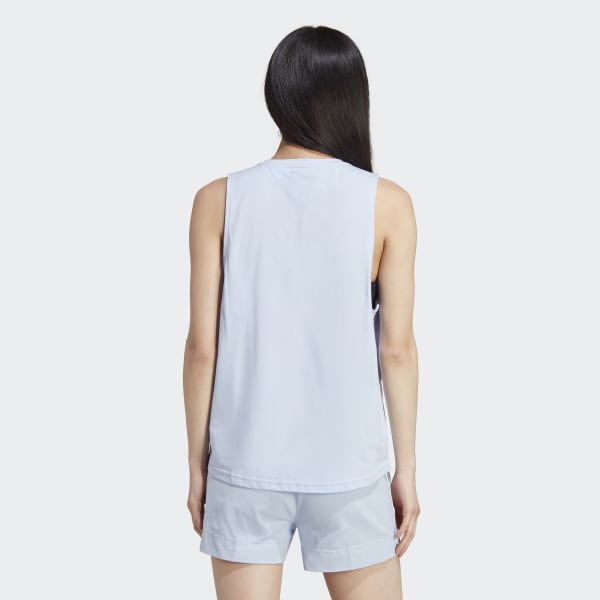 Blue Essentials Big Logo Tank Top