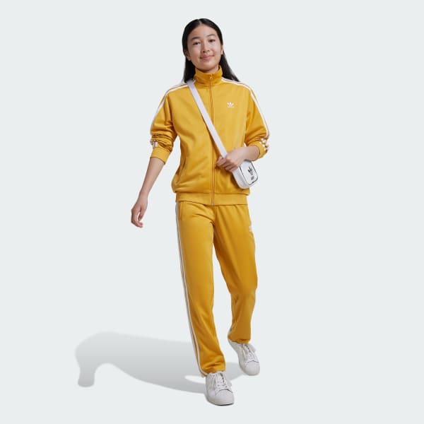 adidas Adicolor Firebird Top - Yellow | Free Shipping with